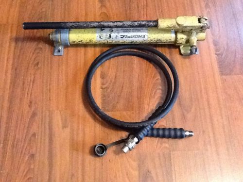Hydraulic hand pump enerpac p392 for sale