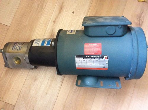 1 HP Reliance A-C Motor w/ Monarch Dyna Pack Pump