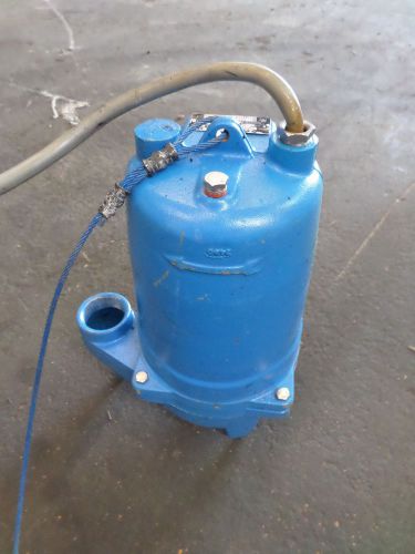 GOULDS WS1038B SUBMERSIBLE PUMP, RPM 1725, VOLTS 200, 18&#039; CORD, J1019022, USED