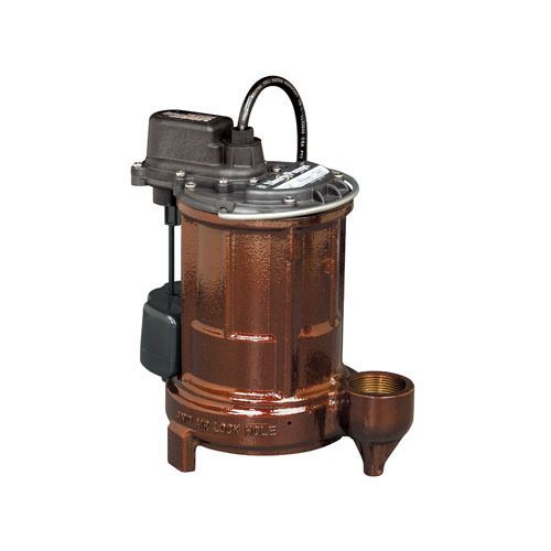 Liberty pumps 250-series cast iron submersible sump pump 257-vmf (1/3 hp) for sale