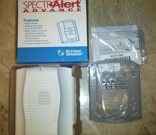 SpectrAlert Advance System Sensor Horn White HW Free Shipping New with mount
