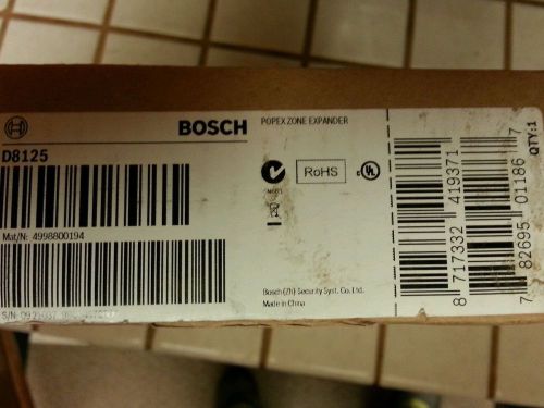 Bosch D8125 popex zone expander