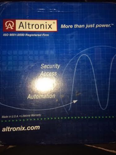 Altronix Power Supply/Battery Charger New in Box Model#AL201UL 12VDC @ 1.75amp