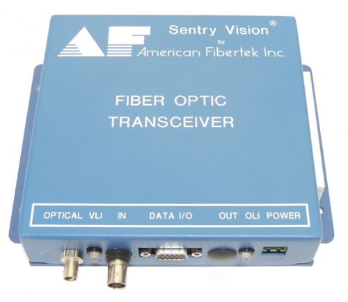 American Fibertek MT-1400 Sentry Vision Fiber Optic Transceiver Module/ Warranty