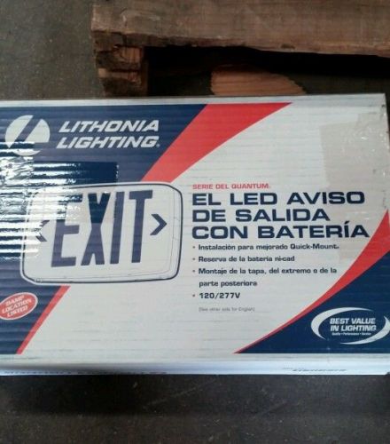 M6 exit sign battery red - lot of 3 for sale