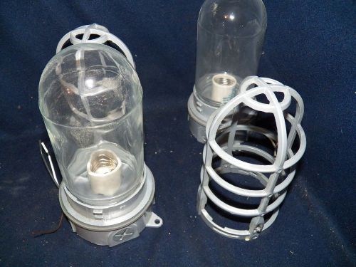 CAGED SAFETY LIGHT FIXTURES  BY LITHONIA #VC1501