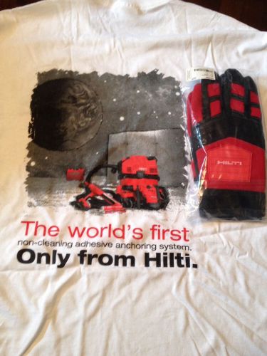HILTI MEN&#039;S T Shirt SIZE XL - GLOVES XL BRAND NEW, Combo