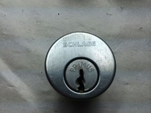 Schlage primus 1 1/8&#034; mortise cylinder &#034;c&#034; keyway  626 finish no key for sale