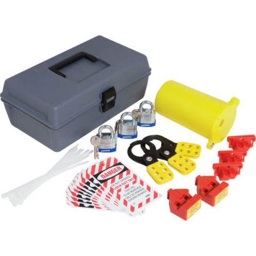 ^ brady prinzing economy electrical lockout toolbox kit for sale