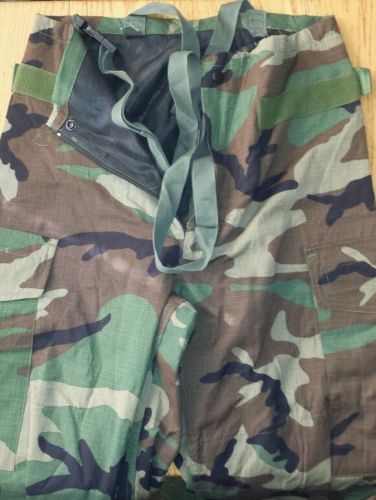 Bdu woodland chemical trousers ,8415-01-444-1435,sm/sh,used for sale