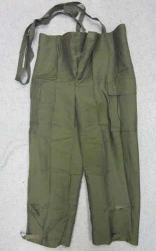 Remploy LTD. Chemical Protective Suit - Pants w/Suspender Straps - Green -Medium