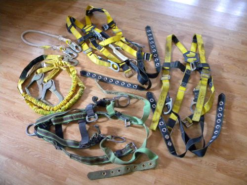 Medium to large universal full body safety harnesses and lanyards for sale