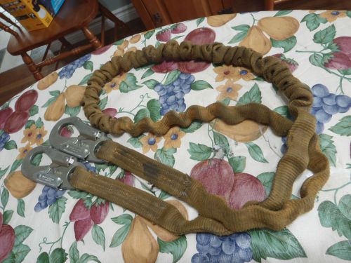 Safety extension cord for safety harness  hooks each end 70&#034; long for sale