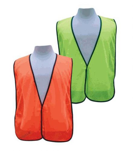 Economy safety vest non-reflective : orange l/xl for sale