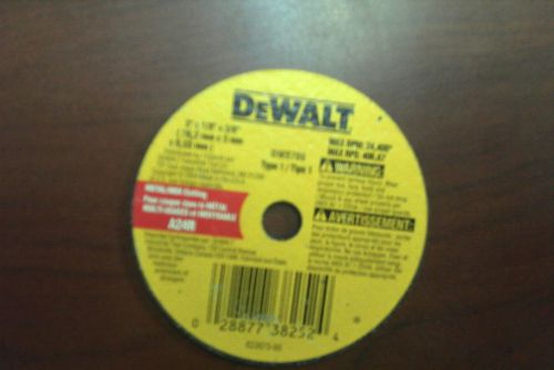 DW8709 Dewalt 3&#034;x1/8&#034;x3/8&#034; Metal Cutting