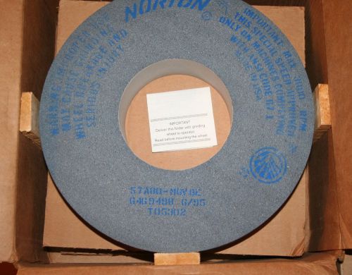 2  norton center less grinding wheel 57a80 mgvbe-g4g9498 g/95 12.01 x 2.36 x 5 for sale