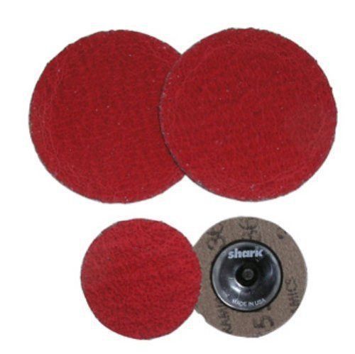 Shark Industries Ltd 12621 2&#034;24 Red Grit Ceramic Mini Grinding Discs/25 Pack