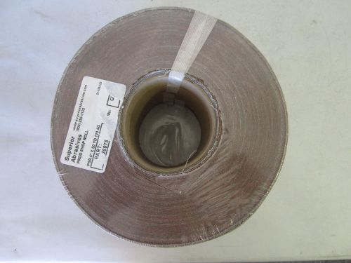 Superior Abrasive #26975 Resin Cloth Production Roll PSR 4&#034; x 50 YD 120 AO