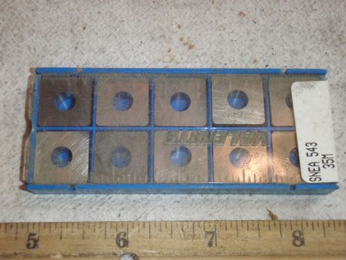 10 NEW VALENITE CARBIDE INSERTS SNEA 543 35M SEALED PACKAGE