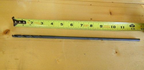17/64&#034; x 12&#034; HS  Long Drill Bit - Straight Shank - Made in USA - Not Used