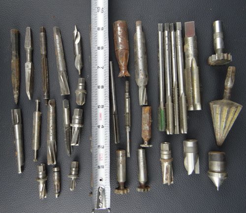 LOT OF 33 pieces Assorted Milling Machine Machinist Tools