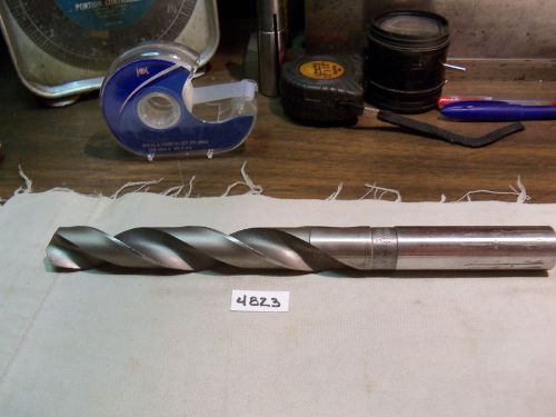 (#4823) used machinist 57/64 inch usa made straight shank drill for sale