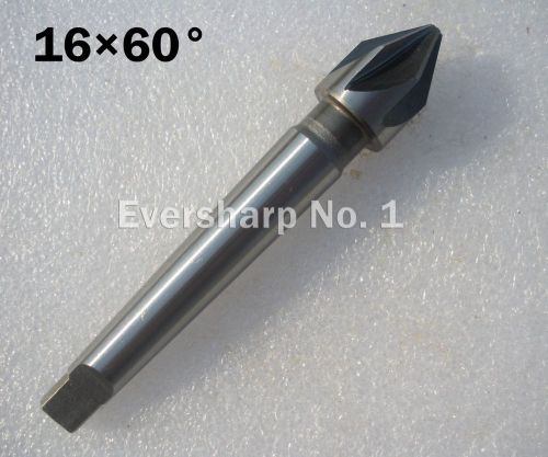 New 1pcs hss 6flute dia 16mm 60 degree taper shank countersinks drill cutter for sale