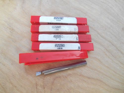 ACCUPRO SOLID CARBIDE BORING BARS , 0525978,05252903 , 05252887,LOT OF 5