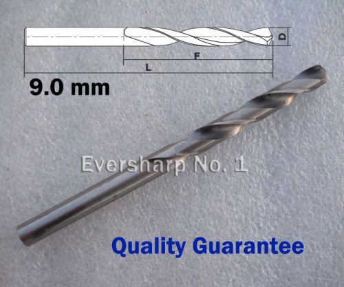 Quality guarantee 1 pcs straight shank hss twist drill bits dia 9.0 mm(.3543) for sale