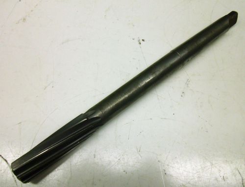 Machine reamer 25/32 standard tool #2 morse taper shank rh helix rh cut #7689 for sale