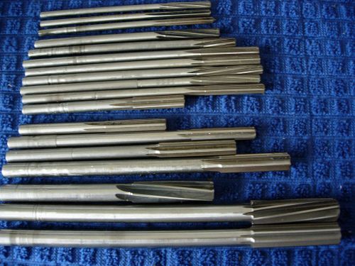 MACHINIST LATHE MILL Lot of Machinist Reamers high speed USA