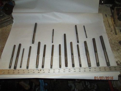 MACHINIST LATHE MILL Lot of Machinist Reamers