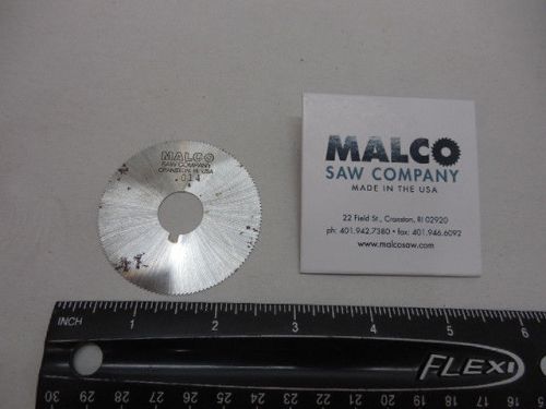 Malco srew slotting slitting saw blade 2-1/4&#034; x .014 x 5/8&#034; Arbor