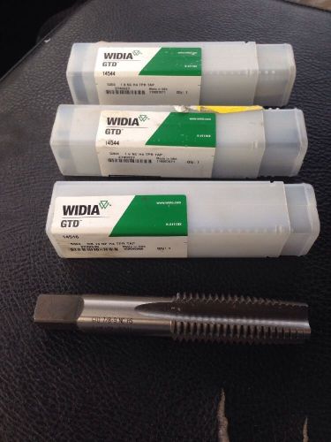 4- WIDIA HARDEND STEEL PIPE TAPS