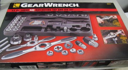 GearWrench 82811 65 Piece Large Tap and Die SAE Set