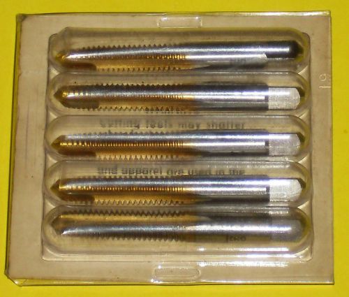 5 vermont 3/8 - 16 taps plug style spiral point h3 limit hss tin coated  new for sale