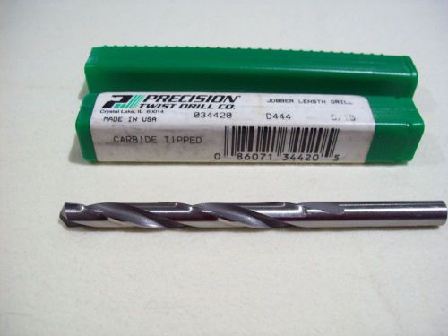 Precision twist drill carbide tipped bit  d444 5/16&#034; - new for sale