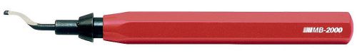 1pc MB2000 Aluminum Red Uni-Burr w/Pocket Clip with E100 Blade Shaviv #29160