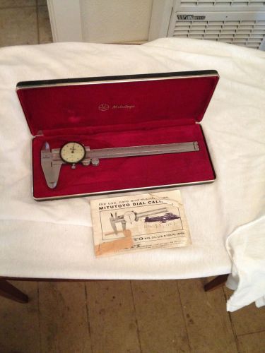 Mitutoyo Calipers .001&#039;&#039; NO. 505-637 with manual 1969 case