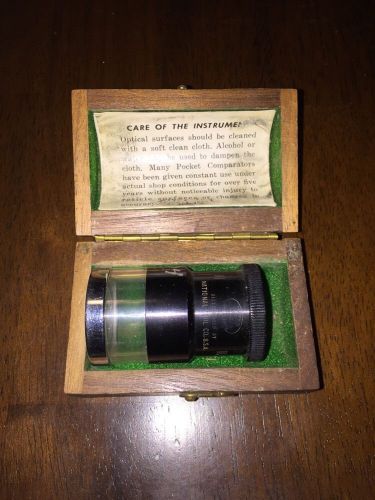 Vintage Pocket Comparator. National Tool Co. Bell &amp; Howell.