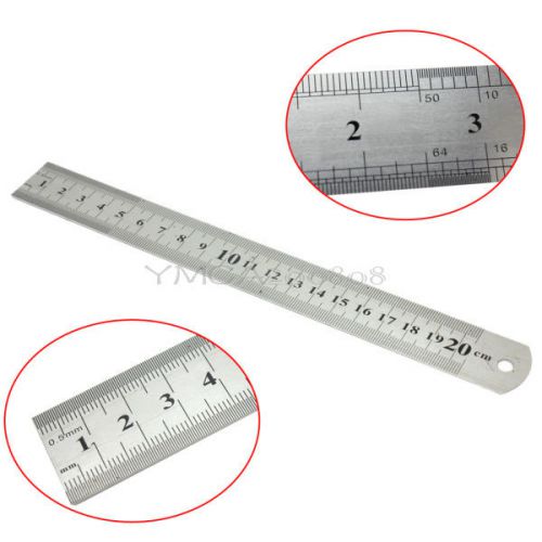 Stainless Steel Precise School Office Measurement Measuring Straight Ruler Tool