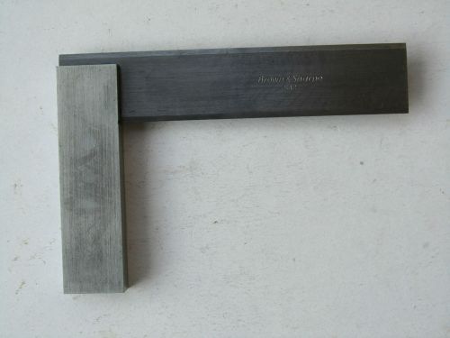 Brown &amp; sharpe # 542 5-1/2&#034; master square  beveled edge machinist toolmaker! for sale