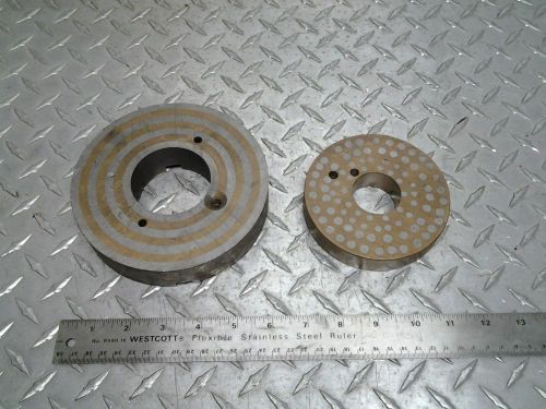 Magnetic adapter plates 2 pc set for machine tool