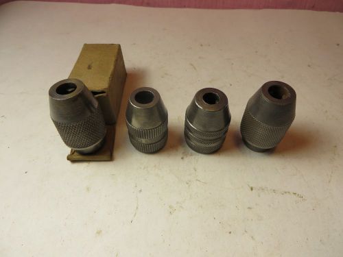 4 Clean Small Drill Chucks - VGC