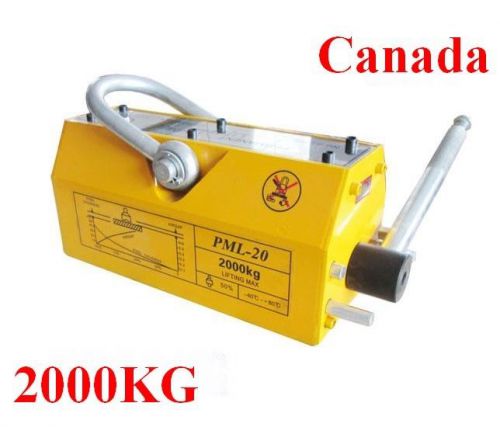 2000 KG Steel Magnetic Lifter Heavy Duty Crane Hoist Lifting Magnet 4400lb