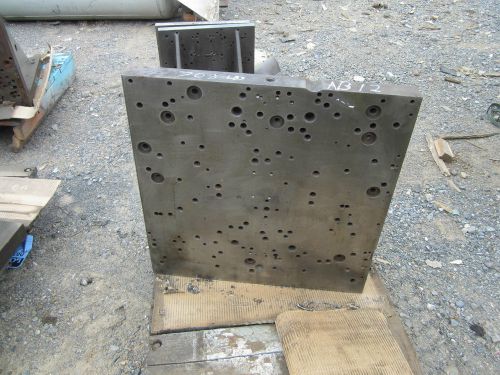 (ab12) 24&#034; x 24&#034; x 2&#034; face drilling/machining angle block/plate 24&#034; x 18&#034; base for sale
