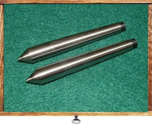 Lot of 2 lathe mt0 carbon steel dead centers craftsman aa 109 for sale