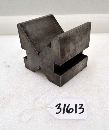 Steel V Block 3-1/2 x 3-3/4 x 3-1/4 (Inv.31613)