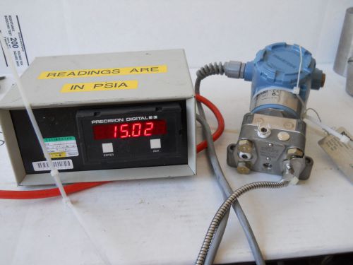 Stainless steel rosemount xmtr pressure transmitter 1199hnb51sscw30la0000 for sale
