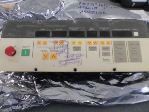 Used RHEON M900268 Control Panel w/ Circuit Board Encrusting Machine CN300